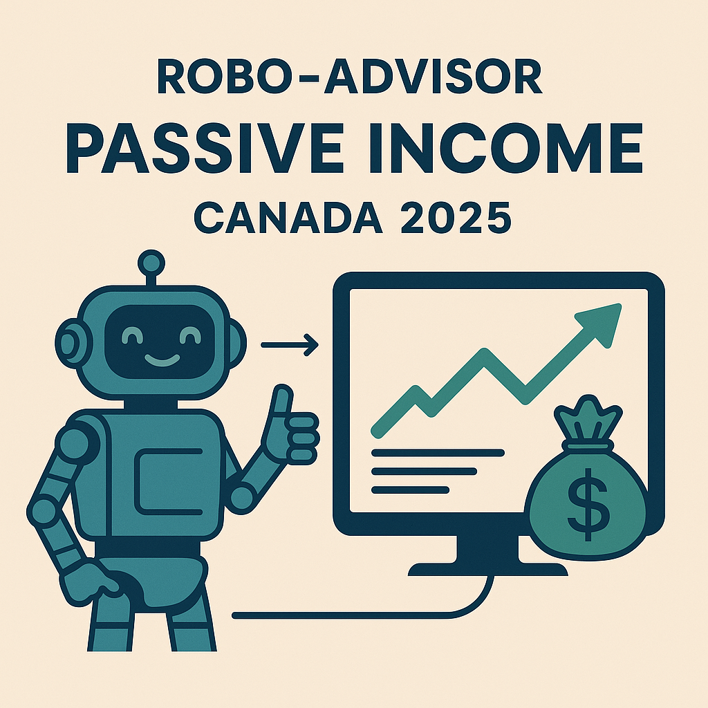 robo advisor automation illustration Robo-advisor passive income Canada 2025