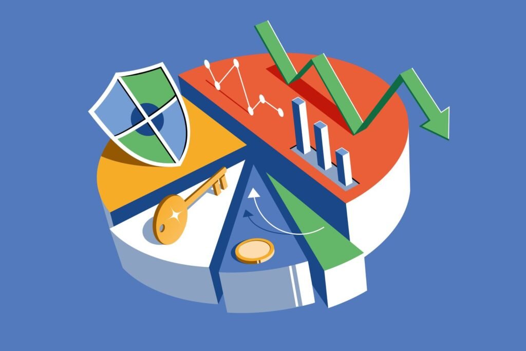 portfolio risk shift illustration shifting from growth to balanced portfolio for retirement in Canada
