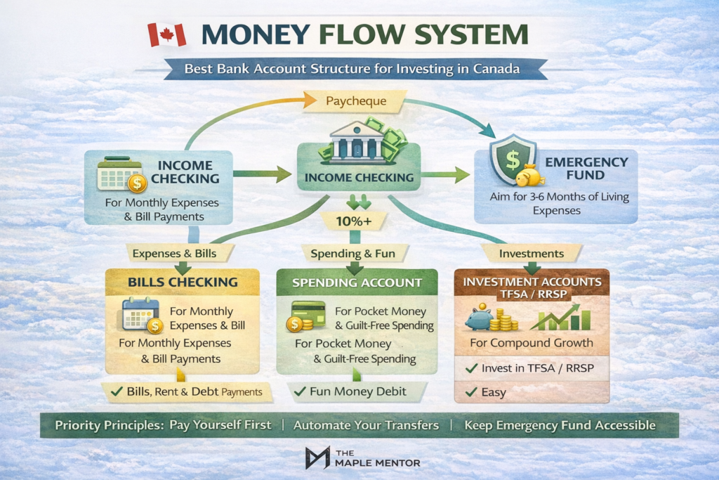 Account comparison chart best bank accounts for investing in Canada comparison