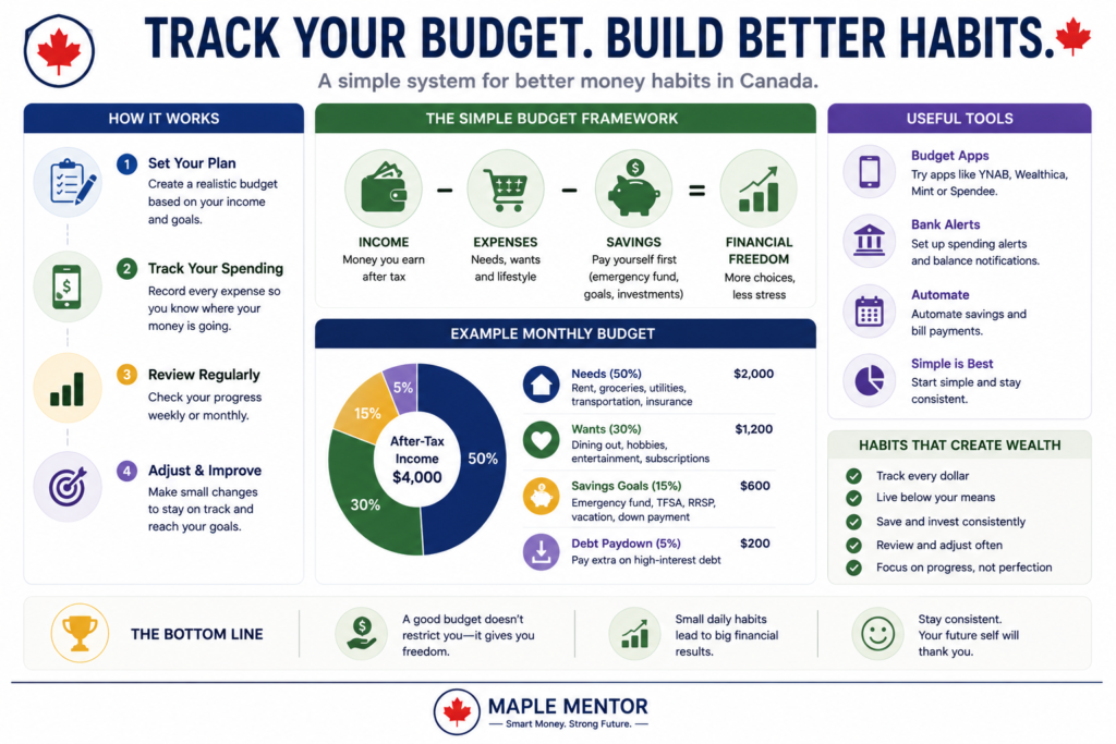 building better money habits in Canada budgeting system