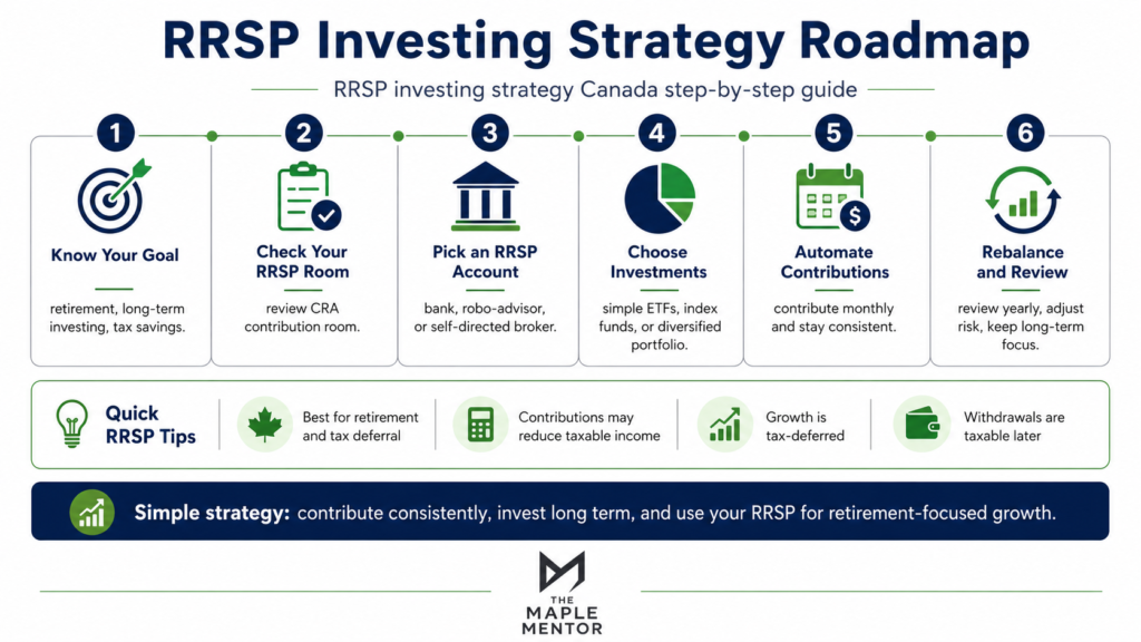 RRSP investing strategy Canada step-by-step guide
