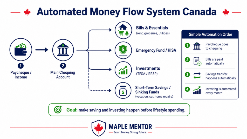 automate finances Canada money flow diagram
