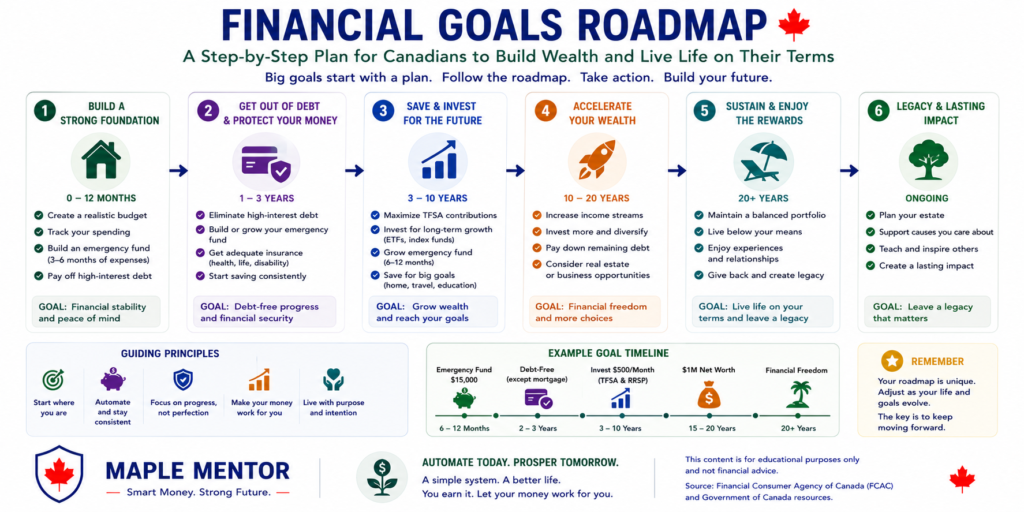 Financial Goals Roadmap financial goals Canada roadmap for beginners