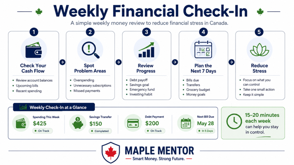 Weekly Financial Check-In financial stress Canada weekly money review