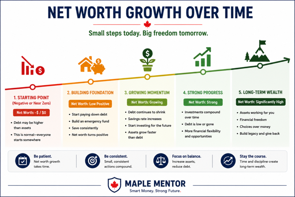 net worth plan Canada long-term wealth growth