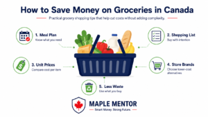 how to save money on groceries in canada